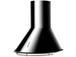 Klarstein Lumio Neo Retro-Dunstabzugshaube 60cm 610m³/h A Edelstahl Schwarz