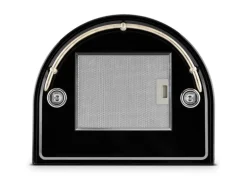 Klarstein Lumio Primo Retro-Dunstabzugshaube 60cm 490 m³/h LED-Leuchten Schwarz