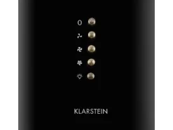 Klarstein Lumio Primo Retro-Dunstabzugshaube 60cm 490 m³/h LED-Leuchten Schwarz