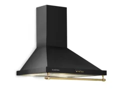 Klarstein Montblanc 60 Dunstabzugshaube 610m³/h 165W 2x1,5W LED Reling Schwarz