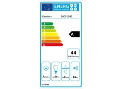 Klarstein Montblanc 60 Dunstabzugshaube 610m³/h 165W 2x1,5W LED Reling Schwarz
