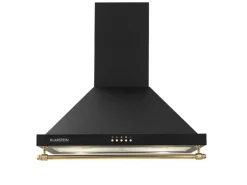 Klarstein Montblanc 60 Dunstabzugshaube 610m³/h 165W 2x1,5W LED Reling Schwarz