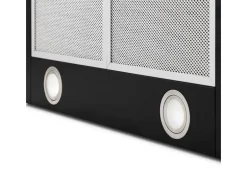 Klarstein Montblanc 60 Dunstabzugshaube 610m³/h 165W 2x1,5W LED Reling Schwarz