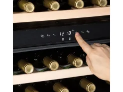 Klarstein Rhone 25 Duo Weinkühlschrank Kompression 2 Zonen 75 L 25 Flaschen