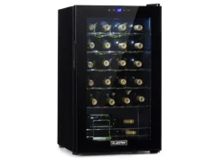 Klarstein Shiraz 24 Uno Weinkühlschrank 63 L 24 Flaschen Touch-Bedienfeld 5-18°C