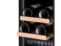 Klarstein Vinovilla Victoria 17 Duo Weinkühlschrank 2 Kühlzonen Touch 17 Flaschen 4 Regale