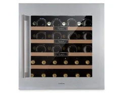Klarstein Vinsider 36 Built-In Uno Einbau-Weinkühlschrank 36 Flaschen 92 L Edelstahl