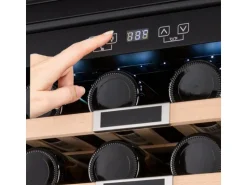 Klarstein Vinsider 36 Built-In Uno Einbau-Weinkühlschrank 36 Flaschen 92 L Edelstahl