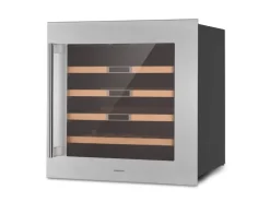 Klarstein Vinsider 36 Built-In Uno Einbau-Weinkühlschrank 36 Flaschen 92 L Edelstahl
