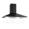 Klarstein Zugspitze 90 Dunstabzugshaube Wandanbau 65W 330m³/h LED Schwarz