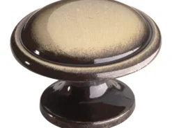 Knopf 549, Altmessing brüniert