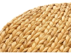 Kobolo Aufbewahrungskorb Wäschekorb aus Geflochtener Wasserhyazinthe