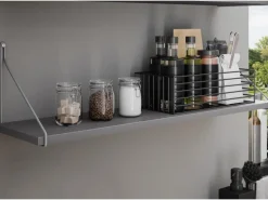 Konsole Wire 21,6 cm x 21 cm Alugrau