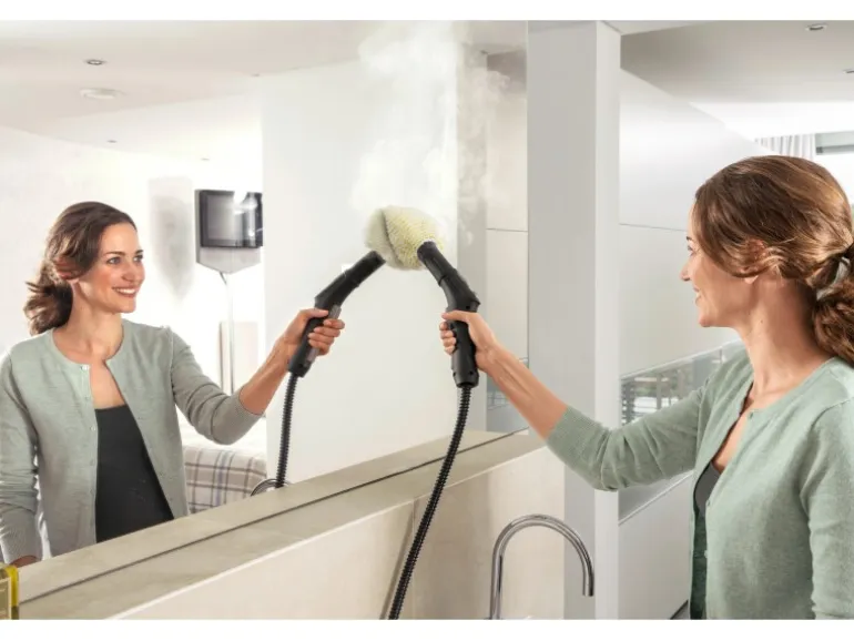 Kärcher Dampfreiniger SC 4 EasyFix für 100 m² Weiß-Schwarz