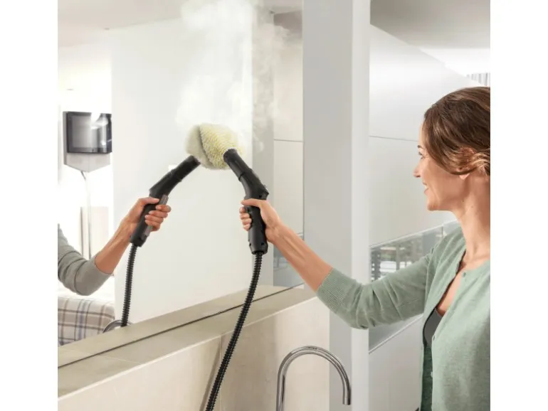 Kärcher Dampfreiniger SC 4 EasyFix für 100 m² Weiß-Schwarz