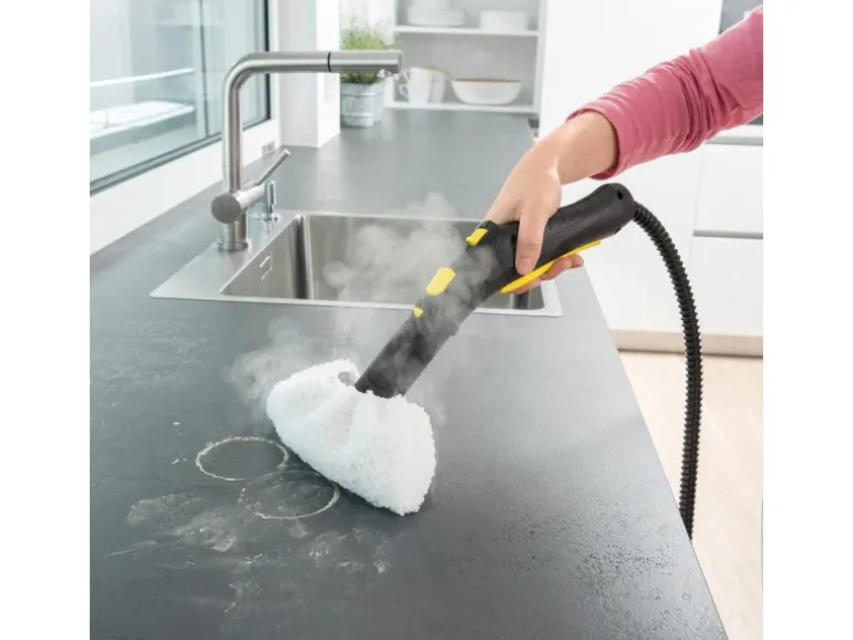 Kärcher Dampfreiniger SC 4 EasyFix für 100 m² Weiß-Schwarz