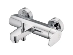 Kronenbach Aufputz-Einhebel-Wannenarmatur Plana 2.0 in Chrom