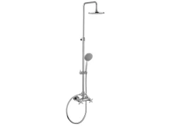 Kronenbach Duschsäule mit Kopfbrause Ø 22,5 cm Zeta 2.0 in Chrom