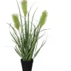 Kunstpflanze Ried Gras Grün Topf-Ø 10 cm H 53 cm, Ø: 30 cm