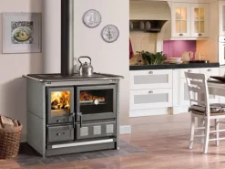 La Nordica Küchenofen Ros Stahl Grau 11 kW