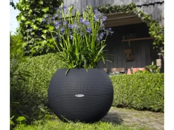 Lechuza® Übertopf Puro Schiefergrau Ø 50 cm integriertes Erdbewässerungssystem