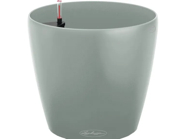 Lechuza® Pflanzgefäß Classico Color Eco 18 Hellgrau Ø 19 cm