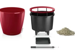 Lechuza® Pflanzgefäß Classico Premium LS Ø 22 cm x 21 cm Scarlet Rot hochglanz