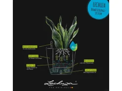 Lechuza® Pflanzgefäß Classico Color 28 Schiefergrau Ø 28 cm