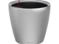 Lechuza® Pflanzgefäß Classico Premium LS Ø 35 cm x 32 cm Silber metallic