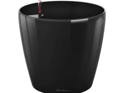 Lechuza® Pflanzgefäß Classico Premium Ø 70 cm x 65 cm Schwarz hochglanz