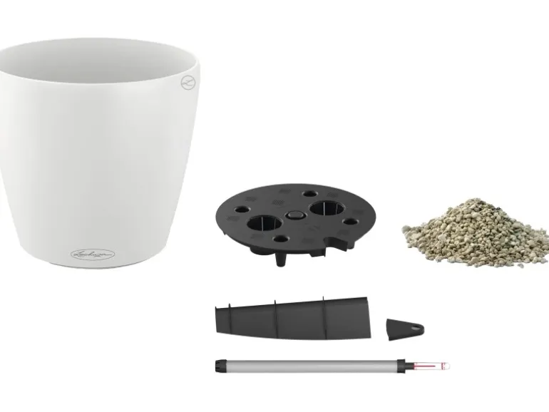 Lechuza® Pflanzgefäß Classico Color 18 Weiß Ø 18 cm