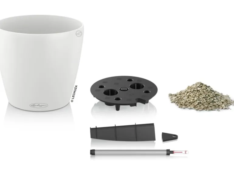 Lechuza® Pflanzgefäß Classico Color 18 Weiß Ø 18 cm