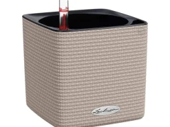 Lechuza® Pflanzgefäß Cube Color 14 cm x 14 cm x 14 cm Sandbraun