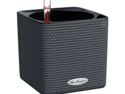 Lechuza® Pflanzgefäß Cube Color 14 Schiefergrau 14 cm x 14 cm