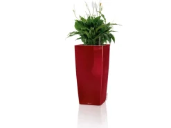 Lechuza® Pflanzgefäß Cubico Premium 50 cm x 50 cm Scarlet Rot hochglanz