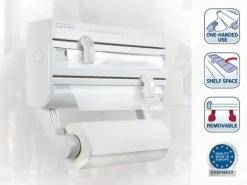 Leifheit Wandrollenhalter Parat F2 Folienschneider Schneidabroller