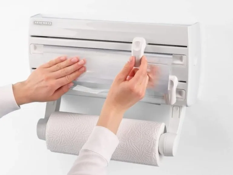 Leifheit Wandrollenhalter Parat F2 Folienschneider Schneidabroller