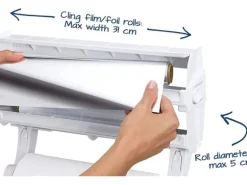 Leifheit Wandrollenhalter Parat F2 Folienschneider Schneidabroller