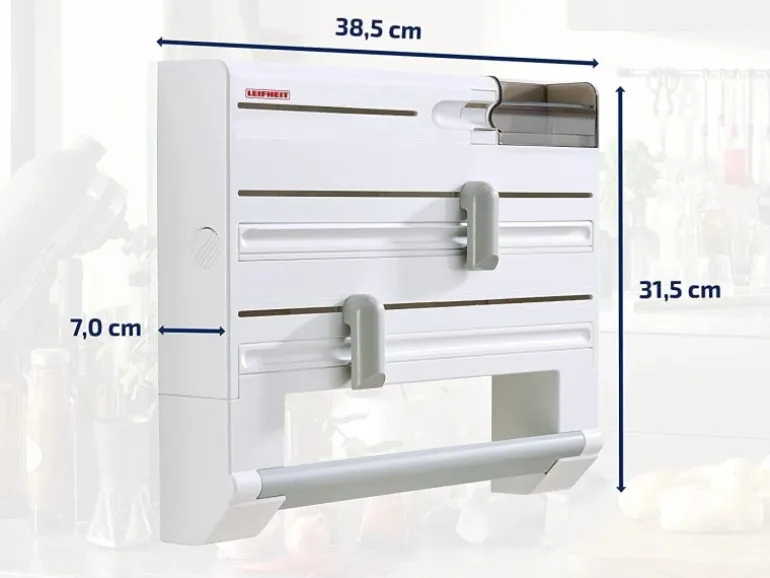 Leifheit Wandrollenhalter Parat Plus Folienschneider Schneidabroller