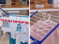 Leifheit Wäscheständer Pegasus 200 Wäschetrockner 20m Leine Rollen inkl. Zubehör