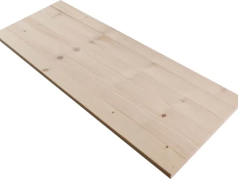 Leimholz Fichte/Tanne 80 cm x 40 cm x 1,8 cm