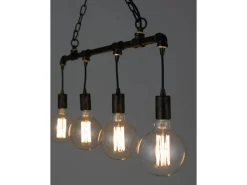 Luce Design Pendelleuchte Amarcord Rostbraun 4-flammig