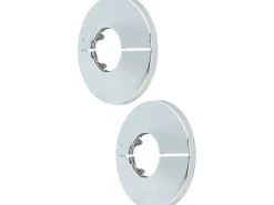 LUX Klapprosette Ø 22 mm Verchromt 2 Stück