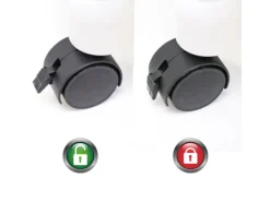 MAKLIK Küchenrollwagen mit 3 Körben 35x24x100 cm Weiß