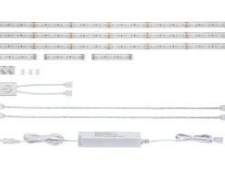 MaxLED 500 Comfort Set kitchen 1,8m IP44 Cover 2700K 11W 230/24V 20VA Silber