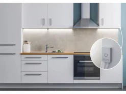 MaxLED 500 Comfort Set kitchen 1,8m IP44 Cover 2700K 11W 230/24V 20VA Silber