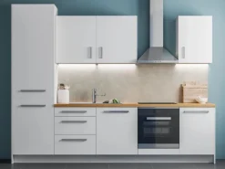 MaxLED 500 Comfort Set kitchen 1,8m IP44 Cover 2700K 11W 230/24V 20VA Silber