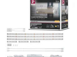 MaxLED 500 Comfort Set kitchen 1,8m IP44 Cover 2700K 11W 230/24V 20VA Silber