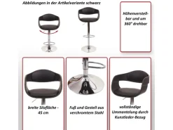 MCW Barhocker A47b Matt Grau