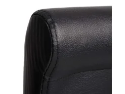 MCW Barhocker C33 2er-Set Schwarz Matt Dunkle Beine Kunstleder